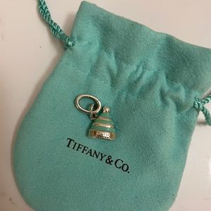 Tiffany & Co Silver/Blue Enamel Snow Hat Charm